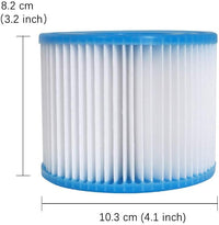 Spa Filter Type VI for Bestway, Lay-Z-Spa, Coleman SaluSpa 90352E 58323, 6 Pack