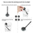Replacment Brushes and Filters for Shark R85 RV850 S87 Robot Vacuum Cleaner-Volca Spares